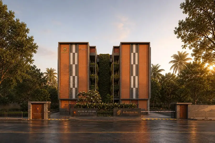The frontage by day
