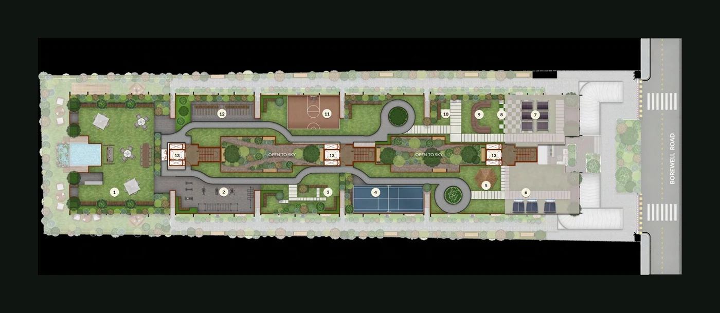 Rooftop layout
