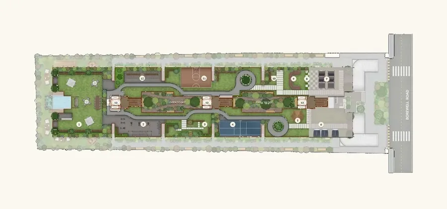 Rooftop layout