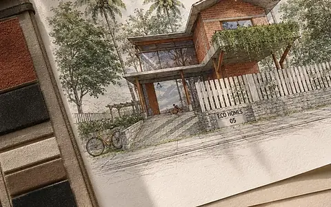 Green Echoes, Nandi Hills — artist's sketch
